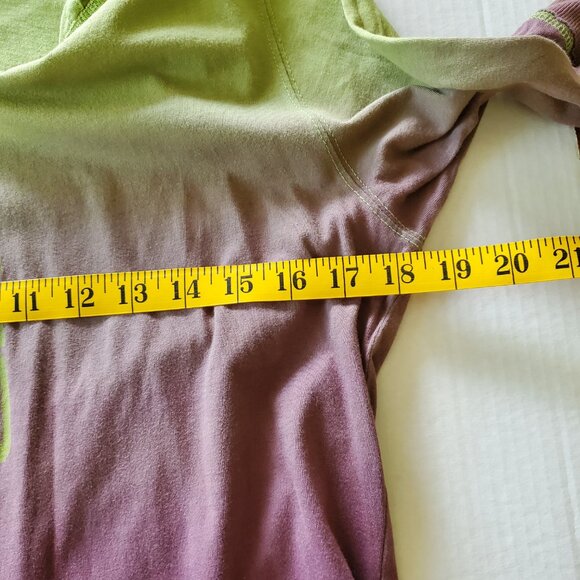 Good Vibes By Life is Good Short Sleeve Hooded Ombre T-shirt Size Large - Picture 13 of 16